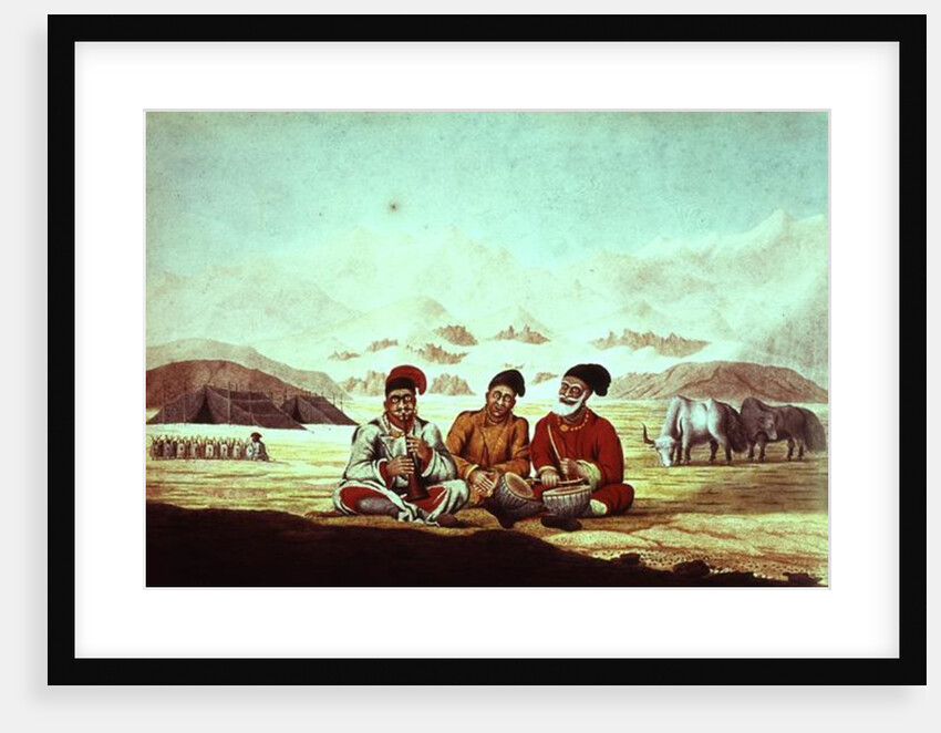Three Musicians in Tibet by Hyder Jung Hearsey