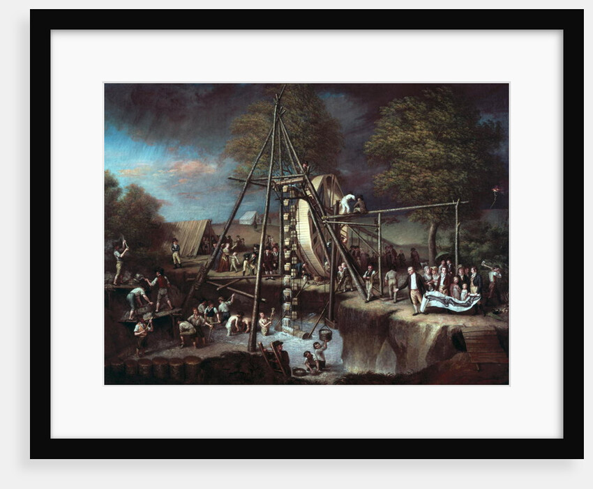 Exhumation of the Mastodon, 1806 by Charles Willson Peale