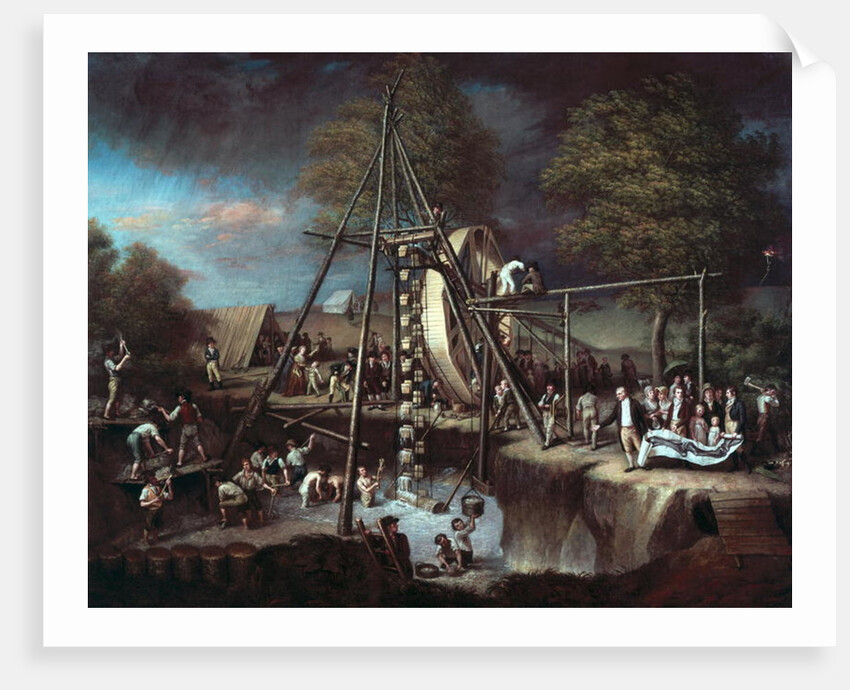 Exhumation of the Mastodon, 1806 by Charles Willson Peale