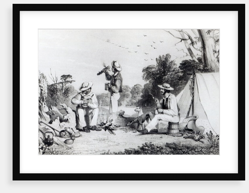 An exploring party in search of suitable land for a sheep-run, c.1847 by Alexander Denistoun Lang