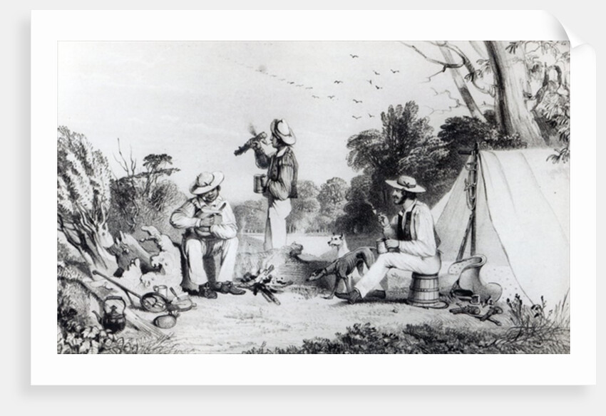 An exploring party in search of suitable land for a sheep-run, c.1847 by Alexander Denistoun Lang