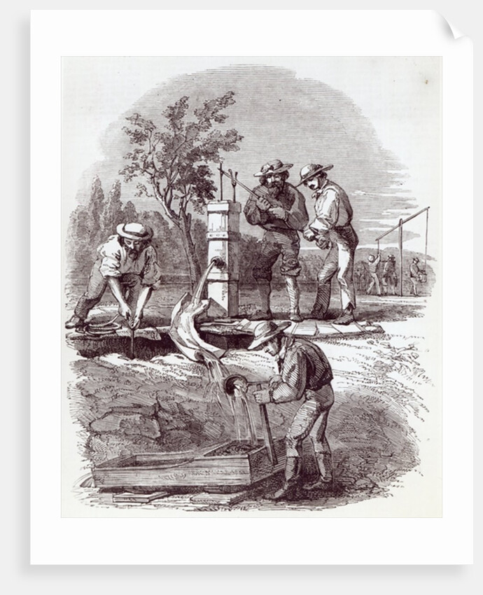 River-bed claim on the Turon by English School