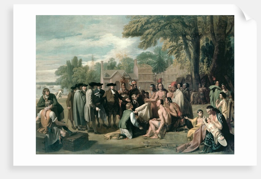 William Penn's Treaty with the Indians in November 1683, 1771-72 by Benjamin West