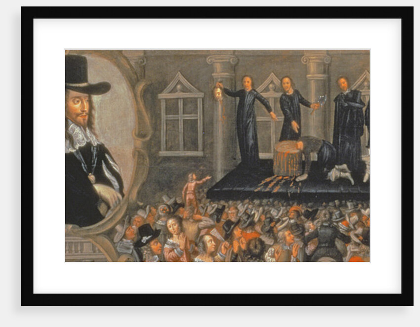 An Eyewitness Representation of the Execution of King Charles I in 1649 by John Weesop