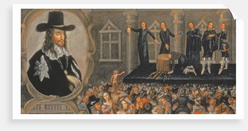 An Eyewitness Representation of the Execution of King Charles I in 1649 by John Weesop