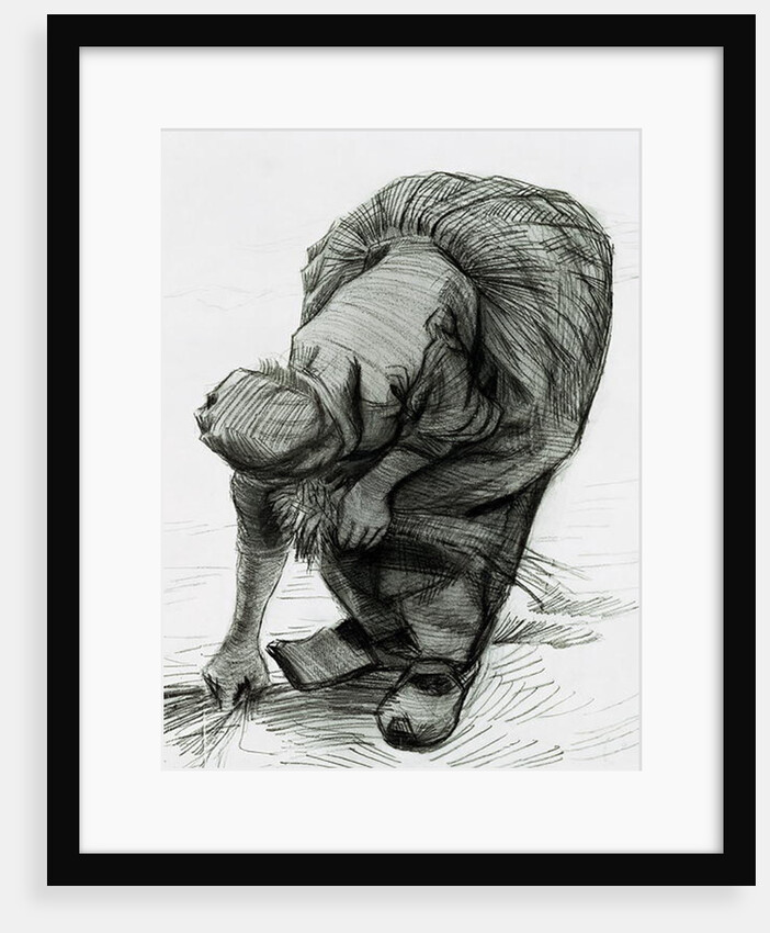 Peasant Woman Gleaning, 1885 by Vincent van Gogh