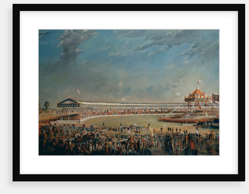 Delhi Durbar, celebration on the occasion of Queen Victoria becoming Empress of India, 1877 by Alexander Caddy
