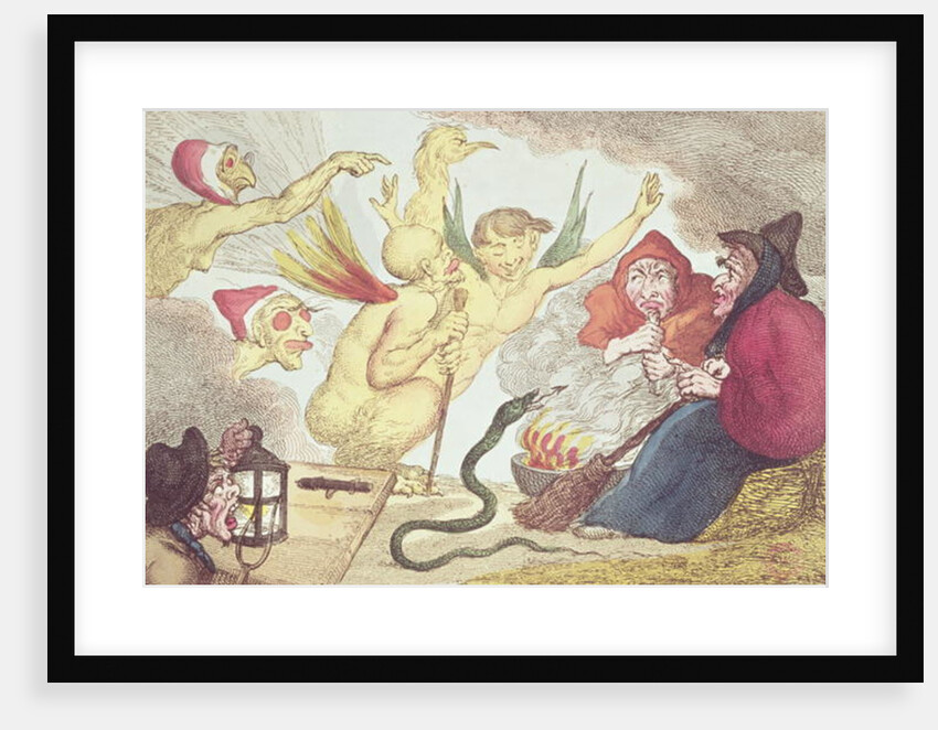 Witches in a Hayloft by Thomas Rowlandson