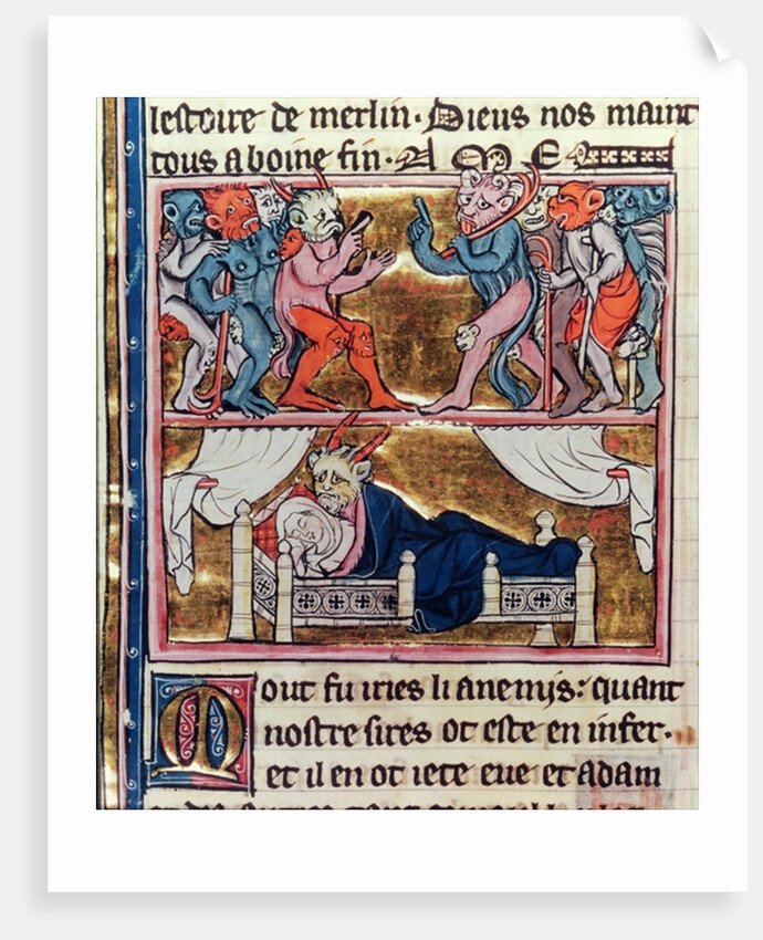 Ms Fr. 95 fol.113v Council of Demons by French School