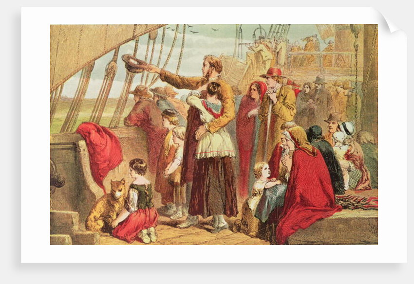 Last Sight of Old England by John Gilbert