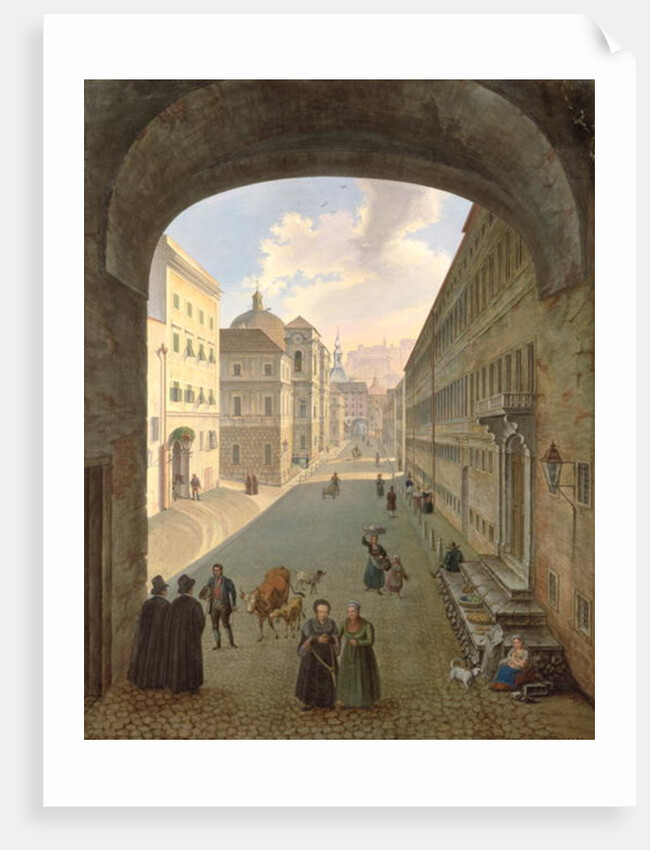 Palais Lodron, Salzburg, 1833 by Hubert Sattler