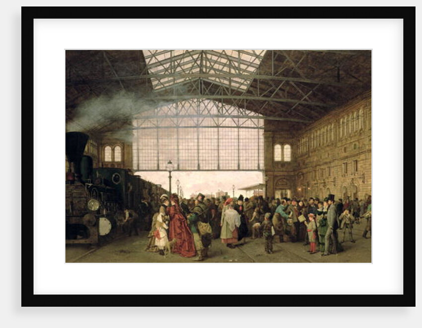 Nordwest Bahnhof, Vienna, 1875 by Carl Karger
