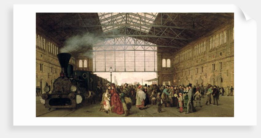 Nordwest Bahnhof, Vienna, 1875 by Carl Karger