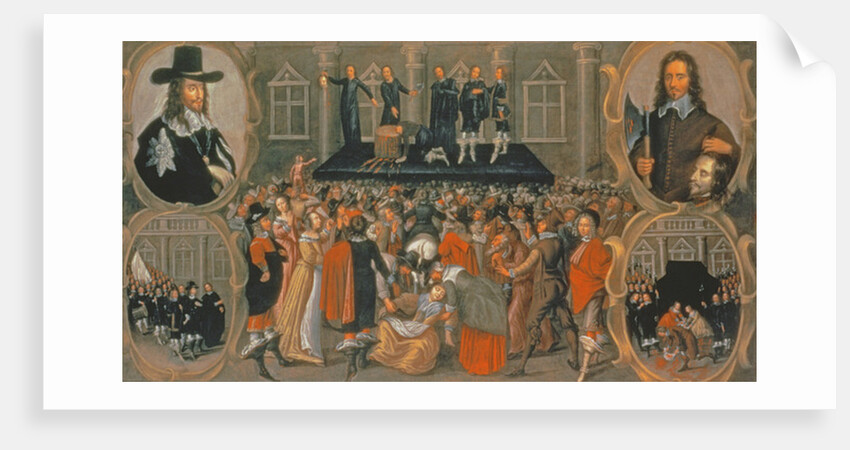 An Eyewitness Representation of the Execution of King Charles I in 1649 by John Weesop