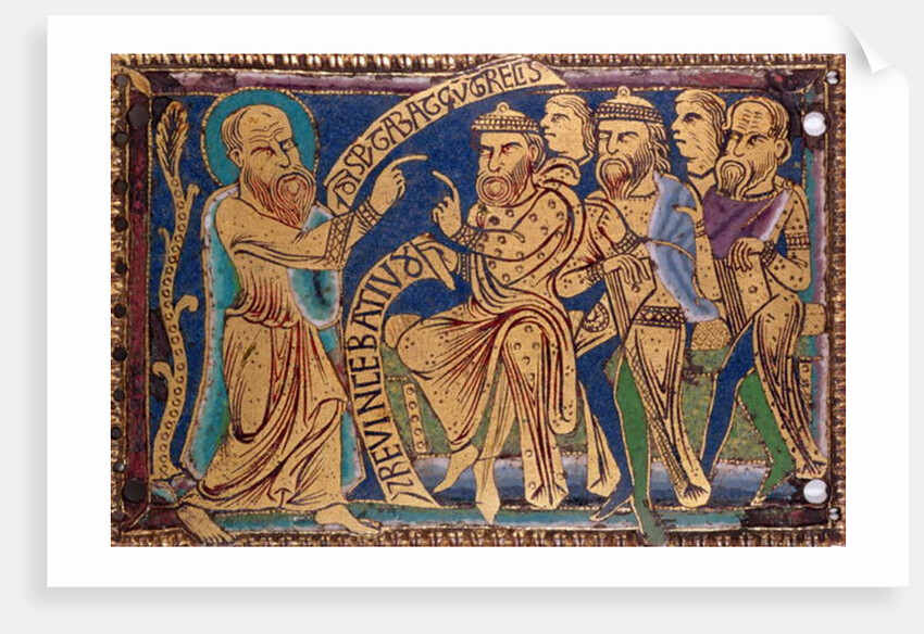 Plaque depicting St. Paul disputing with Greeks and Jews, mid 12th century by Anonymous