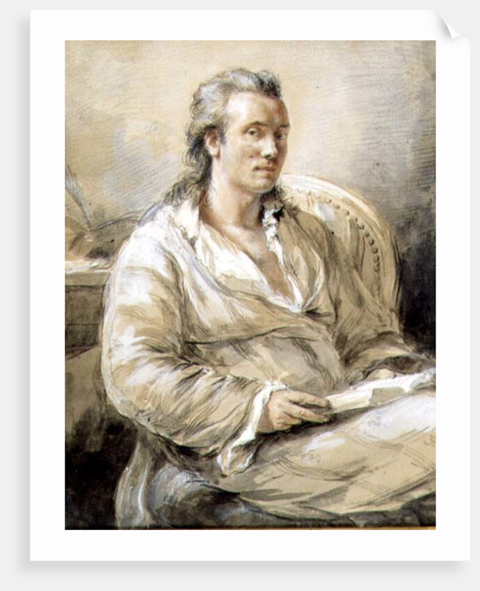 Self portrait by Marc Theodore Bourrit