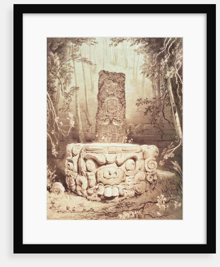 Mayan temple, Honduras by Frederick Catherwood