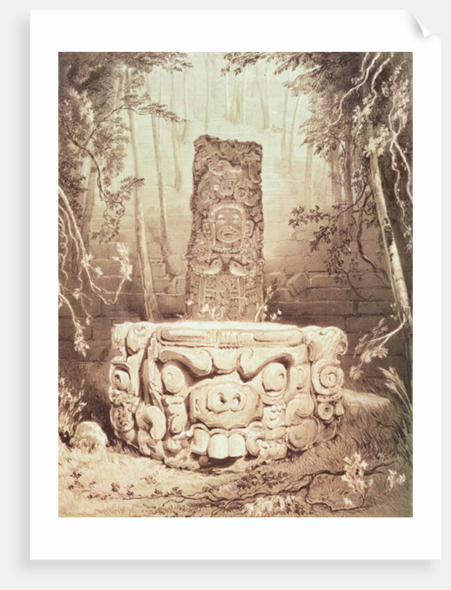 Mayan temple, Honduras by Frederick Catherwood