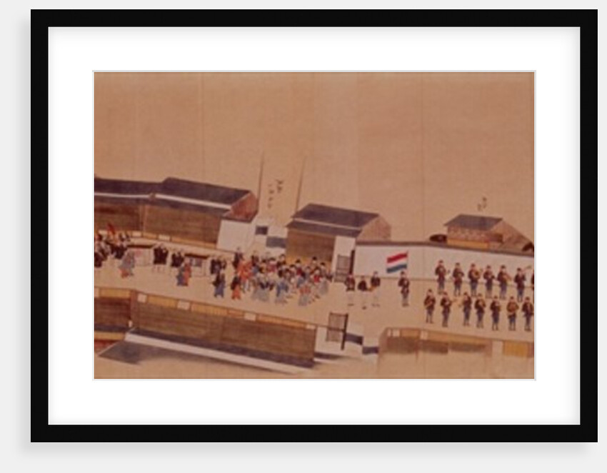 The Arrival of the Dutch in Japan,, 18th century by Anonymous