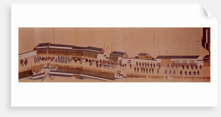 The Arrival of the Dutch in Japan,, 18th century by Anonymous
