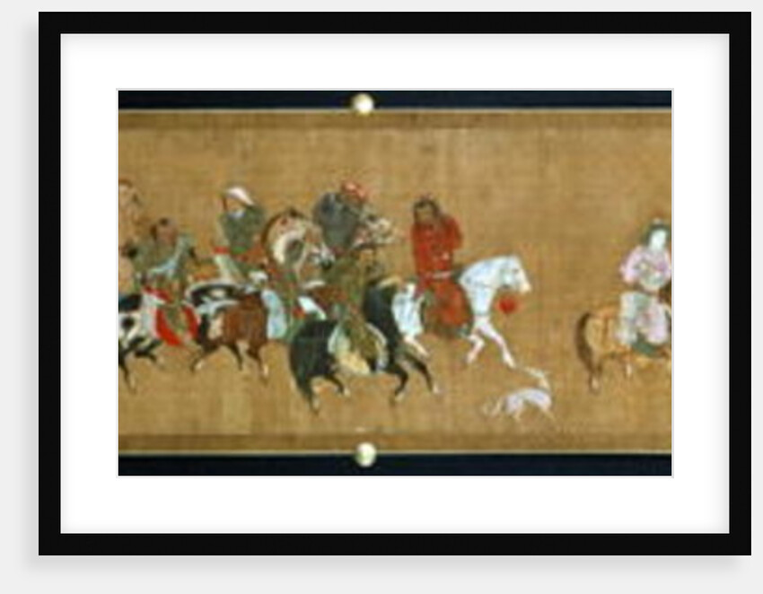 A convoy of Mongols, Chinese, 14th century by School Chinese