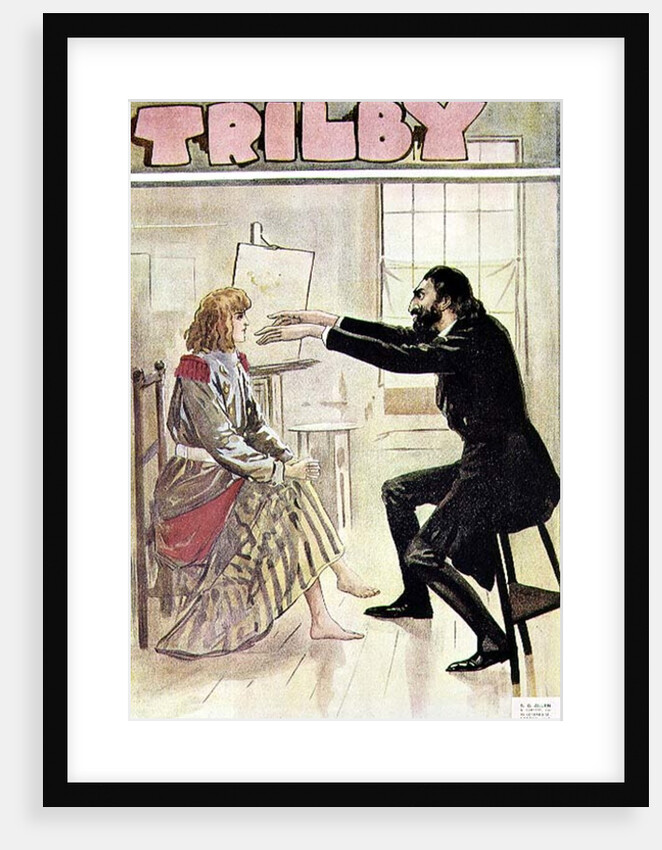 Trilby hypnotised by Svengali by George Du Maurier