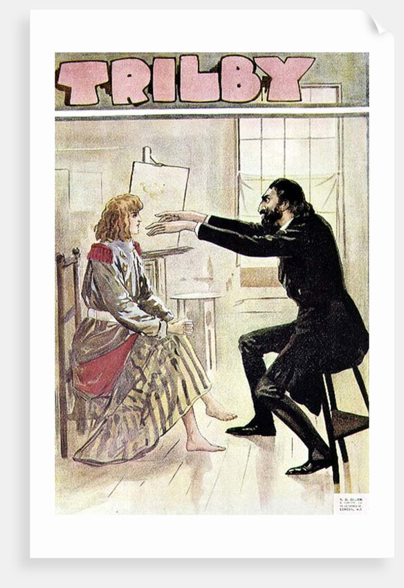 Trilby hypnotised by Svengali by George Du Maurier