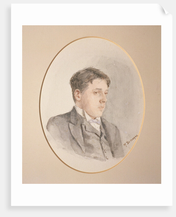 Portrait of Arnold Bennett by M. Dumayne