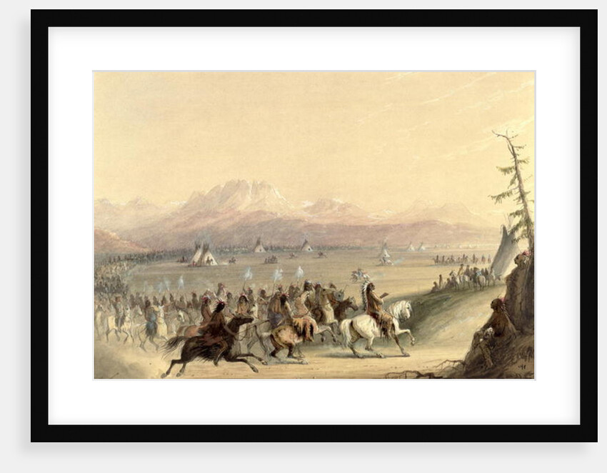 Cavalcade, c.1858 by Alfred Jacob Miller