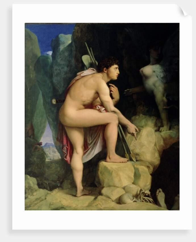 Oedipus and the Sphinx, 1864 by Jean Auguste Dominique Ingres