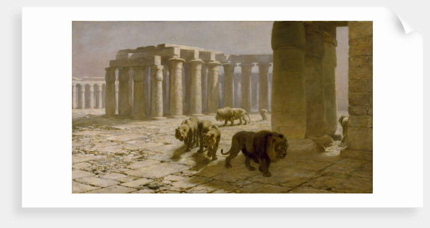 Syria, The Nightwatch, 1880 by Briton Riviere