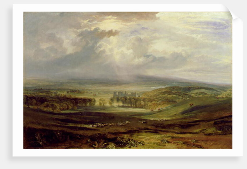Raby Castle, the Seat of the Earl of Darlington, 1817 by Joseph Mallord William Turner