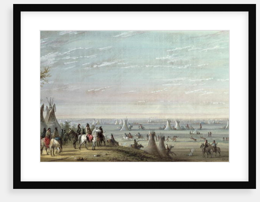 Rendezvous, 1837 by Alfred Jacob Miller