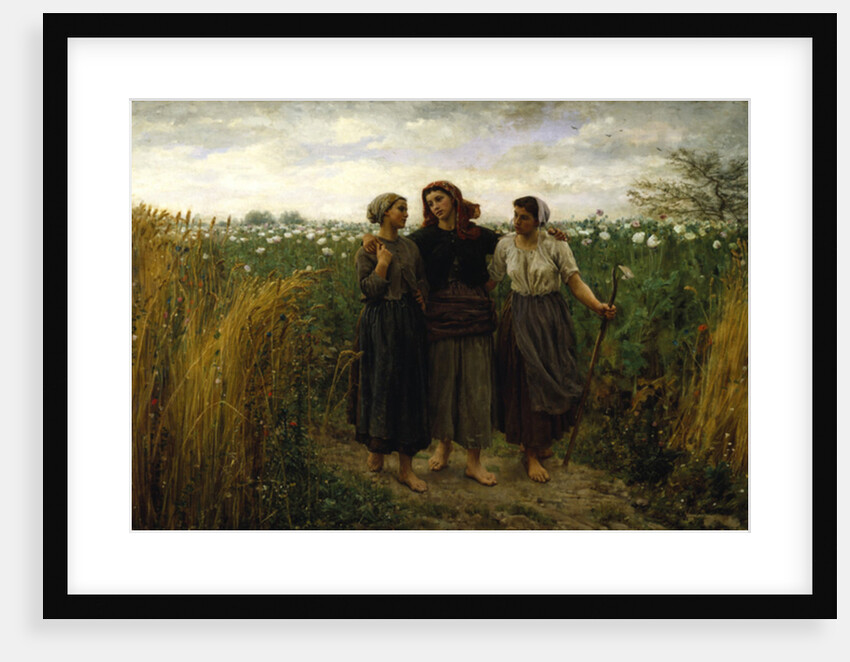Returning from the Fields, 1871 by Jules Breton