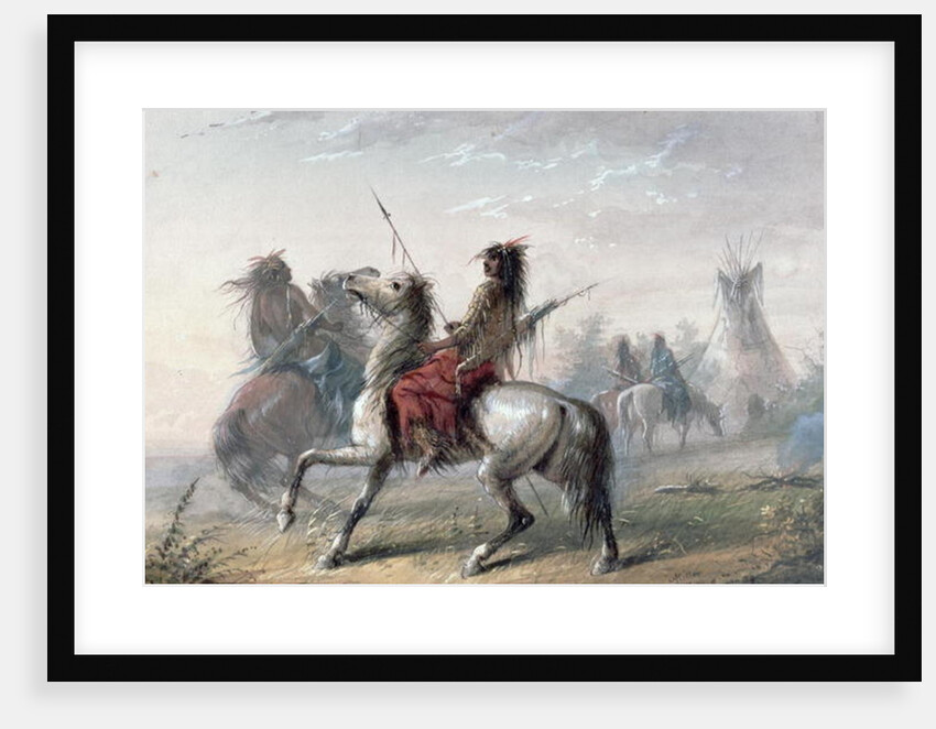 Snake Indians, 1837 by Alfred Jacob Miller