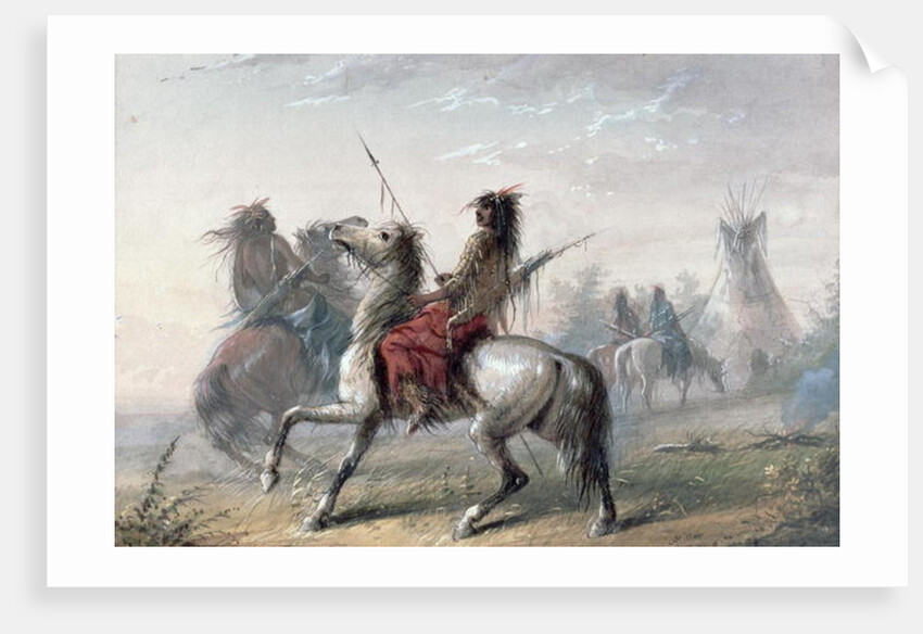 Snake Indians, 1837 by Alfred Jacob Miller