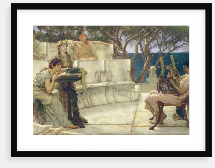 Sappho and Alcaeus, 1881 by Lawrence Alma-Tadema