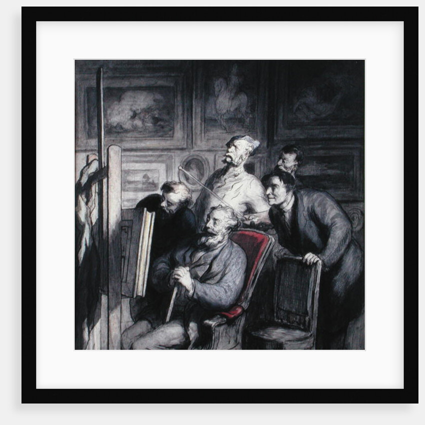 The Amateurs, after 1862 by Honore Daumier