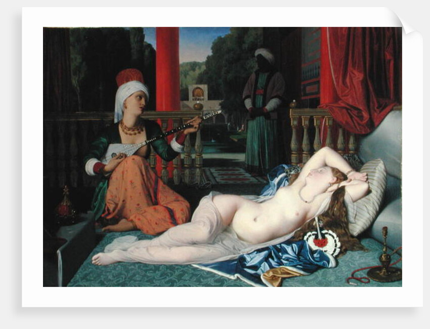 Odalisque with Slave, 1842 by Jean Auguste Dominique Ingres