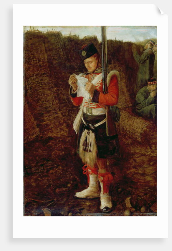 News from Home, 1856-57 by John Everett Millais