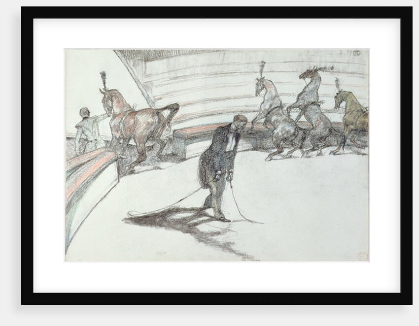 Au Cirque: Chevaux en Liberte, 1899 by Henri de Toulouse-Lautrec