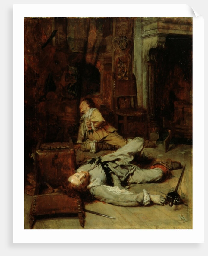 The End of the Game of Cards, 1865 by Jean-Louis Ernest Meissonier