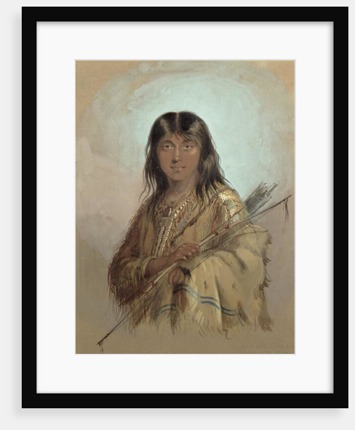 Chinook Indian, Columbia River by Alfred Jacob Miller