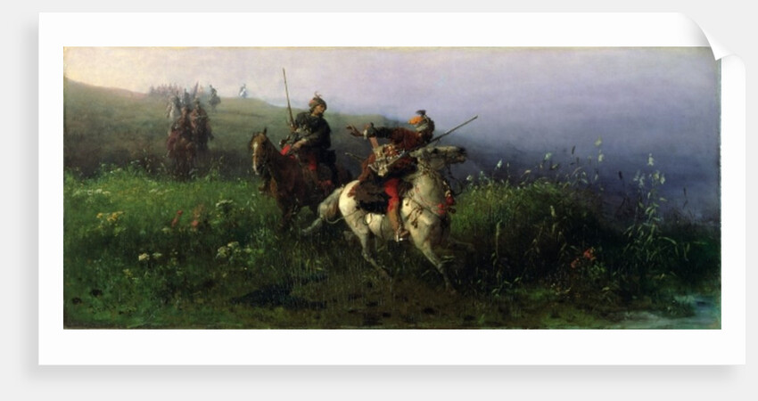 On Reconnaissance, 1876 by Jozef Brandt
