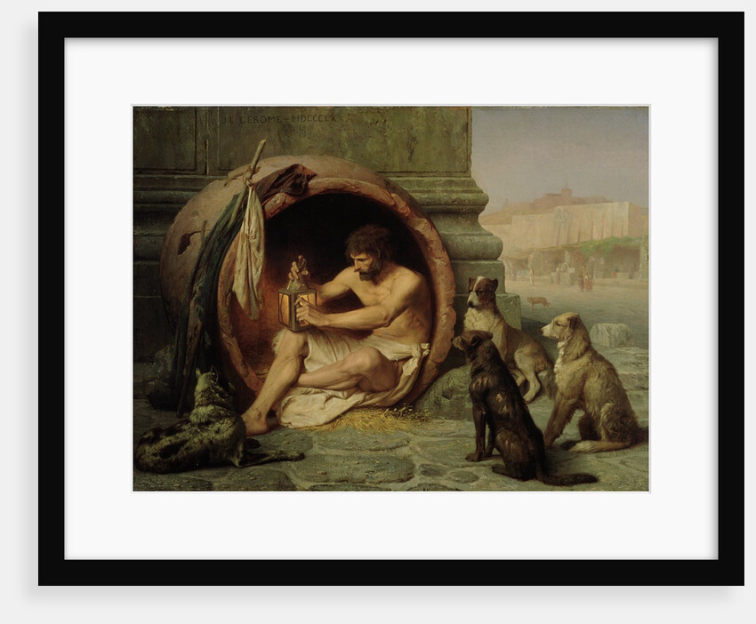 Diogenes, 1860 by Jean Leon Gerome