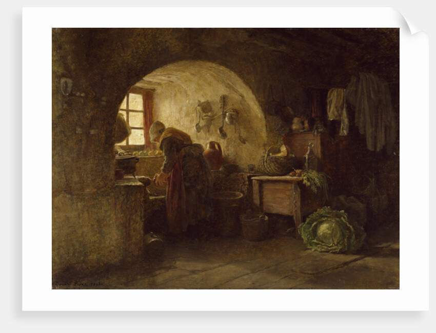 Preparing Dinner, 1858 by Pierre Edouard Frere