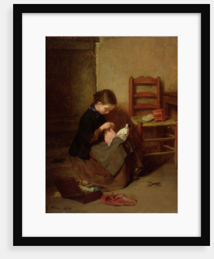 The Little Dressmaker, 1858 by Pierre Edouard Frere