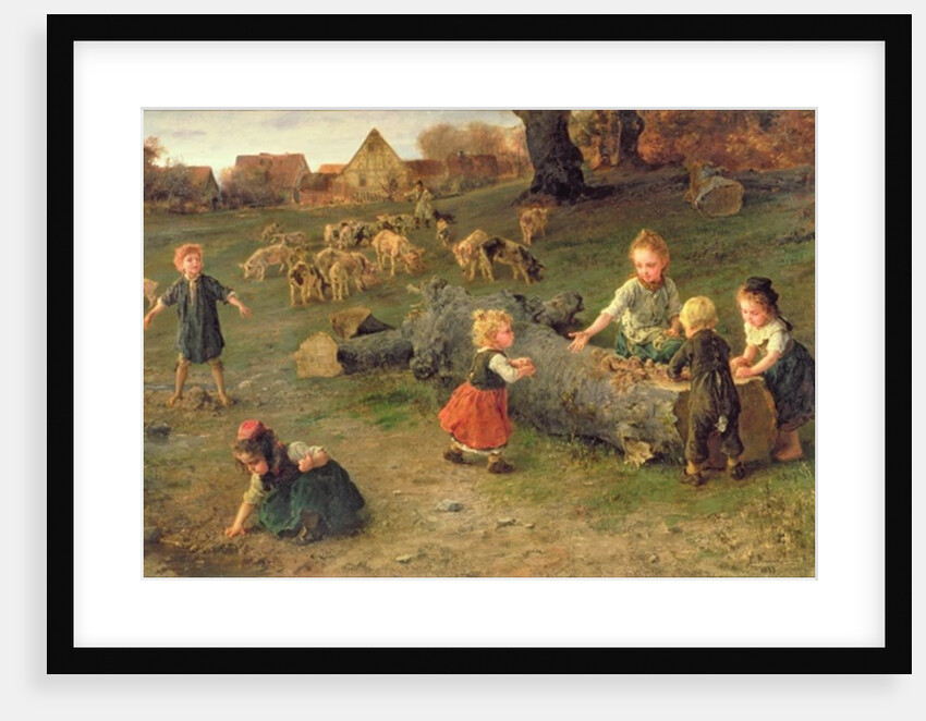 Mud Pies, 1873 by Ludwig Knaus