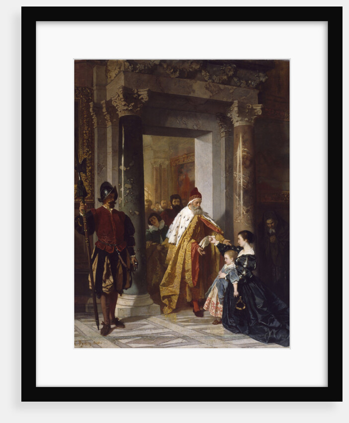 Petition to the Doge, 1860 by Carl Ludwig Friedrich Becker