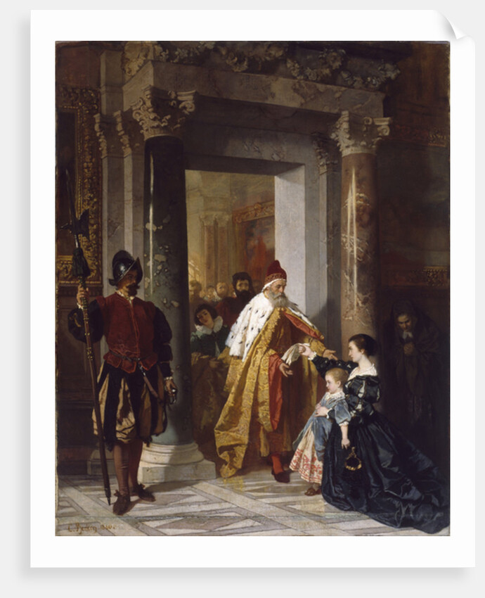 Petition to the Doge, 1860 by Carl Ludwig Friedrich Becker